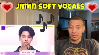 Jimin's soft vocals compilation!! (Reaction)