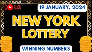 New York Evening Lottery Results For - 19 Jan 2024 - Numbers - Win 4 - Take 5 - NY Lotto - Powerball