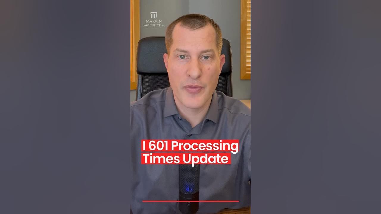 I601a Processing Times 2025