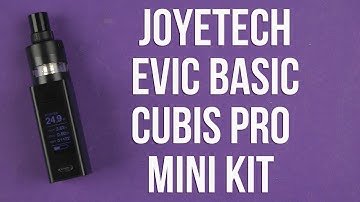 Распаковка Joyetech eVic Basic Cubis Pro Mini Kit Black JTEVBSCCUB