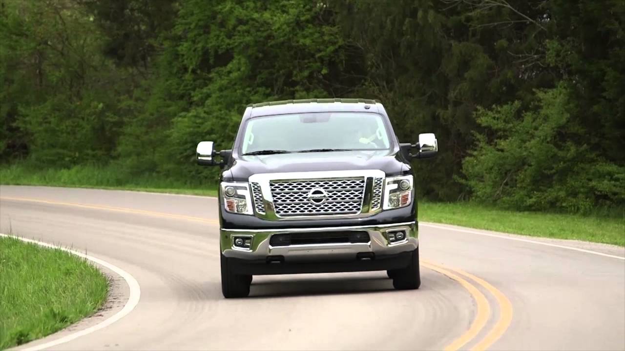 2016 Nissan TITAN XD equipped with the 5.6L Endurance V8 SL Driving Video Trailer | AutoMotoTV