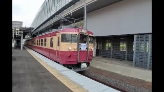 国鉄413，455系車両　上越妙高駅　2021年7月22日