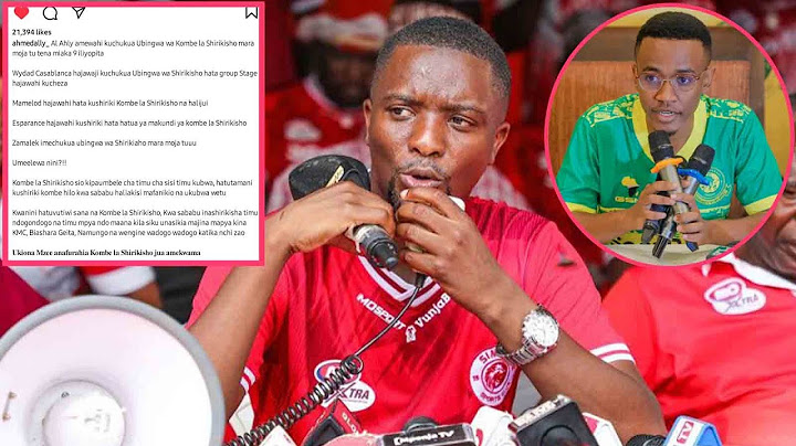 "SHIRIKISHO NI KOMBE LA TIMU NDOGO "Maneno ya msemaji wa Simba Ahmed Ally