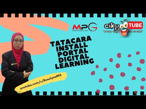 #cikgooTUBE  |TUTORIAL #2  TATACARA INSTALL PORTAL DIGITAL LEARNING