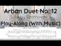 Arban duet no 12 air by beethoven  playalong with music