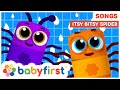 Itsy Bitsy Spider song w Lyrics | Color Crew Sing along | Nursery Rhymes | Baby Songs | BabyFirst TV