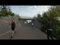long waterfront ride in Toronto on ebike VR180