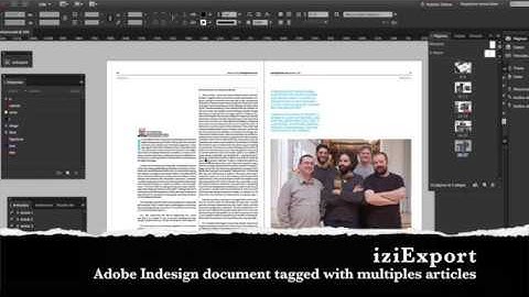 Export InDesign to WordPress : Multiple Export