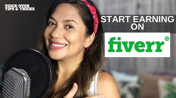 HOW TO MAKE MONEY ON FIVERR AS A VOICE OVER| 5 Important Steps You Need To Do to Start Earning Money