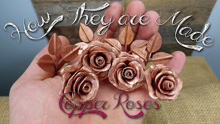 How I make Copper Roses from scratch (Short Format)