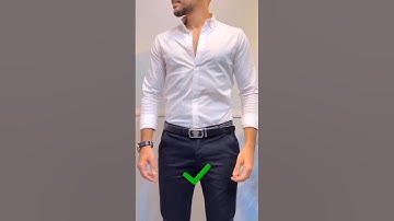 How to tuck shirt properly||Today