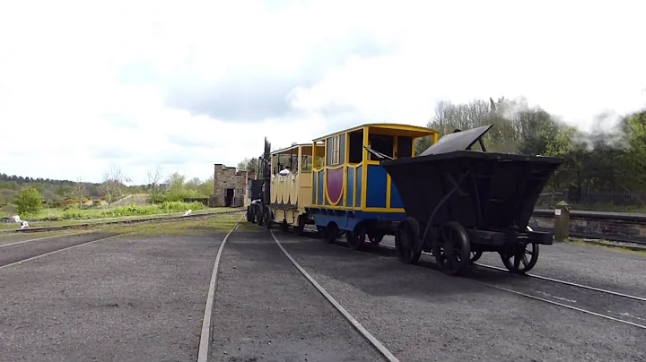 Beamish Train Ride behind Puffing Billy.