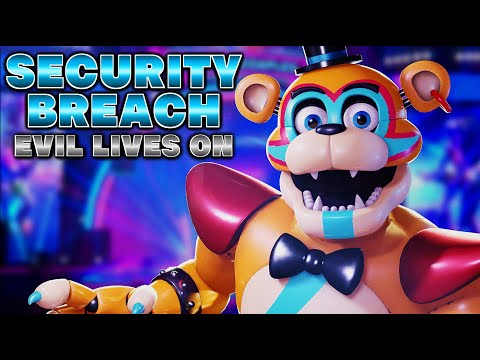 FNAF SECURITY BREACH SONG | "Security Breach (feat. APAngryPiggy & HalaCG)" | Evil Lives On Album