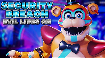 FNAF SECURITY BREACH SONG | "Security Breach (feat. APAngryPiggy & HalaCG)" | Evil Lives On Album