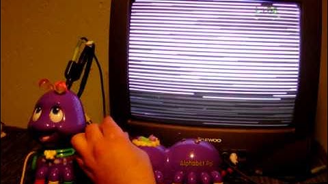 circuit bent LeapFrog Alphabet Pal video out