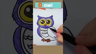 O is for Owl - Animal Alphabet