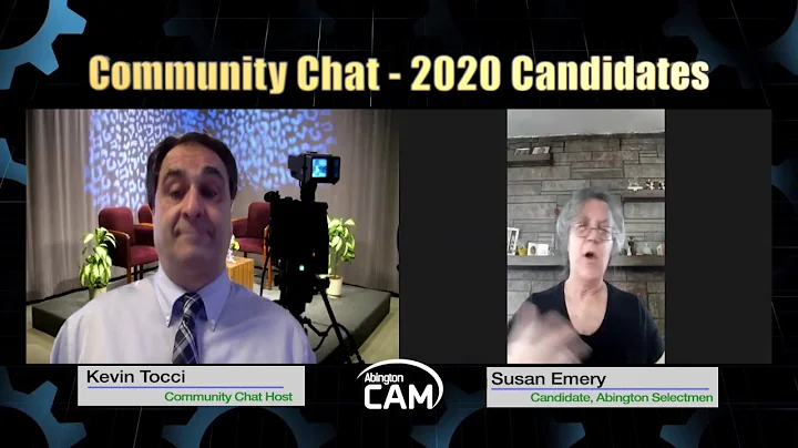 Community Chat- 2020 Candidates; Susan Emery