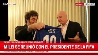 Javier Milei Se Reunió Con El Presidente De La Fifa Gianni Infantino