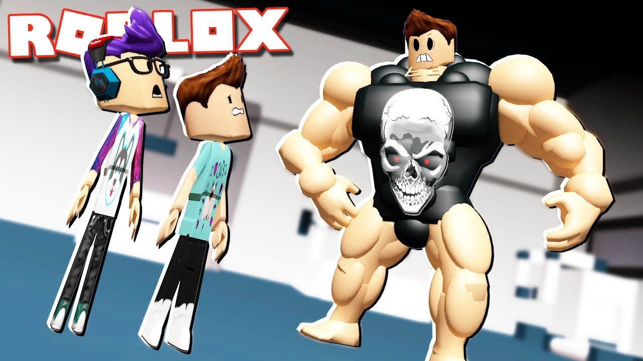 Defeating The Gym Bully In Roblox Viral Chop Video - buff roblox noob toy