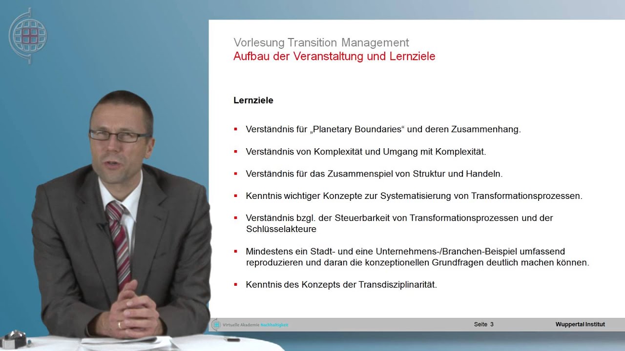 Wuppertal Institut - Transition Management - K00E03