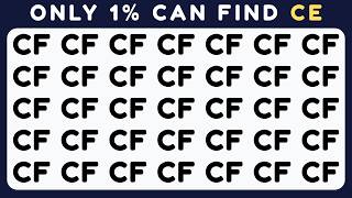 Test your eyes - Number and Letter Vision Edition | Observation Skills Sharpness