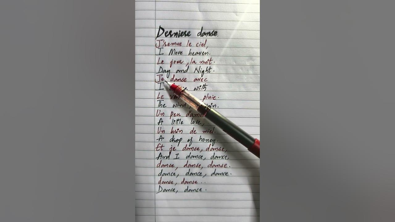 Derniere danse|English translation #indila  #songlyrics #lyrics #viralshort #trending #song #dance