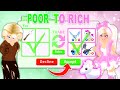 From POOR To RICH Trading Challenge In Adopt Me! (Roblox)