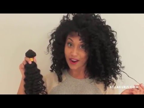 How To Blend Straight Clip-In Extensions in Curly Hair