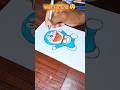 Cute Doraemon drawing 😍🤩#shorts #viralvideo #ytshorts