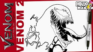 COMO DIBUJAR A VENOM FACIL DE VENOM 2 | LET THERE BE CARNAGE | how to draw  venom | step by step - thptnganamst.edu.vn