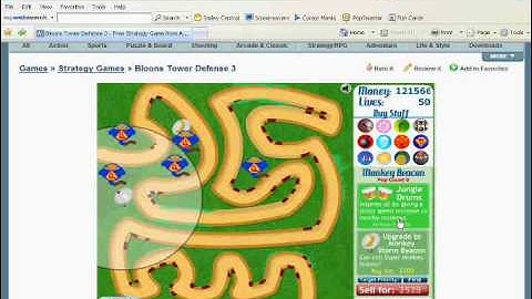 Me Hacking bloons tower defense 3 (Tutorial in description)