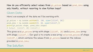 Efficiently Selecting Elements Along the Second Axis with NumPy