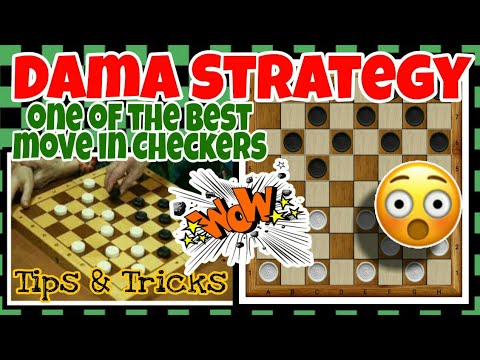 Best Techniques and Moves to win in Dama Game or Checkers 