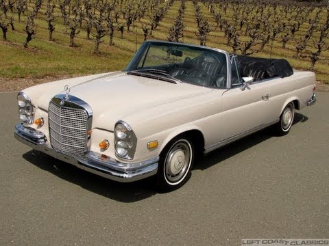 Mercedes-benz 280 se cabrio beige 1967