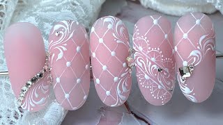 Wedding Nails|Wedding Nail Art|Nail Art Matrimonio|Bride Nails|Lace Nail Art|Effetto pizzo 🤍