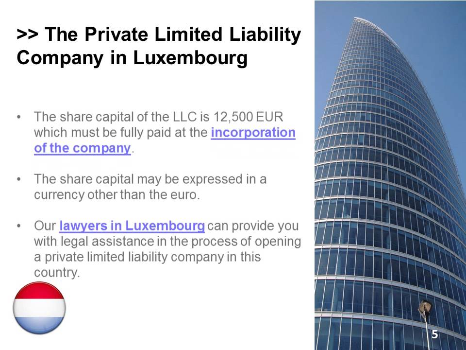 Types of Companies in Luxembourg - YouTube