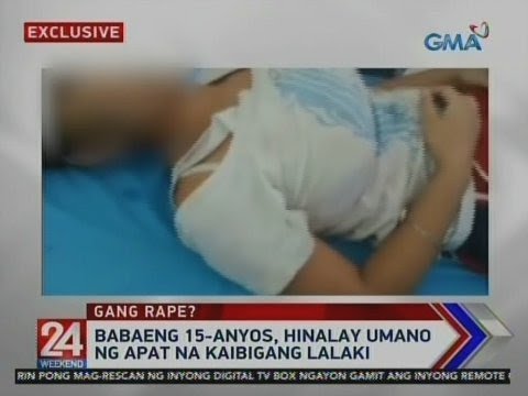 24 Oras: Babaeng 15-anyos, hinalay umano ng apat na kaibigang lalaki