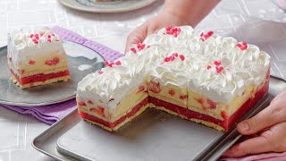 Çilek, Vanilya, Bisküvi, 2 Krema ❗❗ Kremalı Kek❗