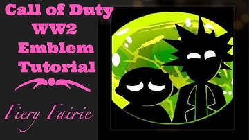 Call of Duty WW2: How to make Rick and Morty/ Emblem Tutorial