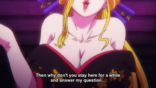 Black Maria seducing Sanji / Sanji Never kick a woman (english sub) One piece