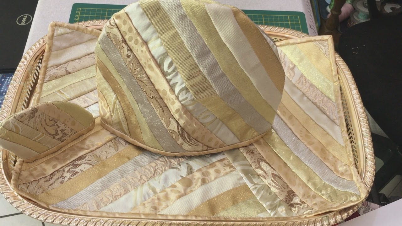 طريقة عمل غطاء للبراد بالباتشورك / Couvre théière en patchwork