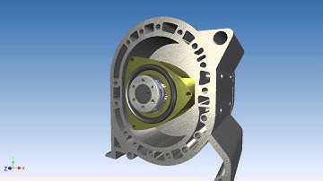 Wankel Rotary Engine - Autodesk Inventor Studio Rendering