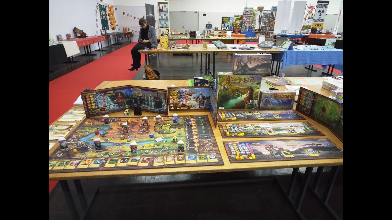 Essen Spiel 2017 🎲 All Hals The day before 😮 Board Game Fair