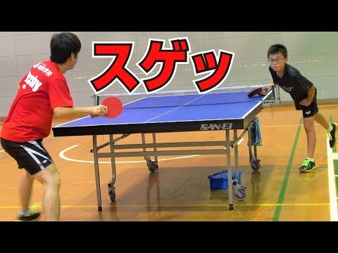 スーパー小学生VSぐっちぃ 卓球知恵袋 Table Tennis