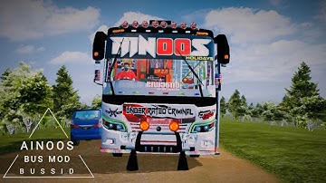 AINOOS Zedone V3 Bus Mod In Bus Simulator Indonesia - Bussid Bus Mod - Bussid Car Mod - Bussid
