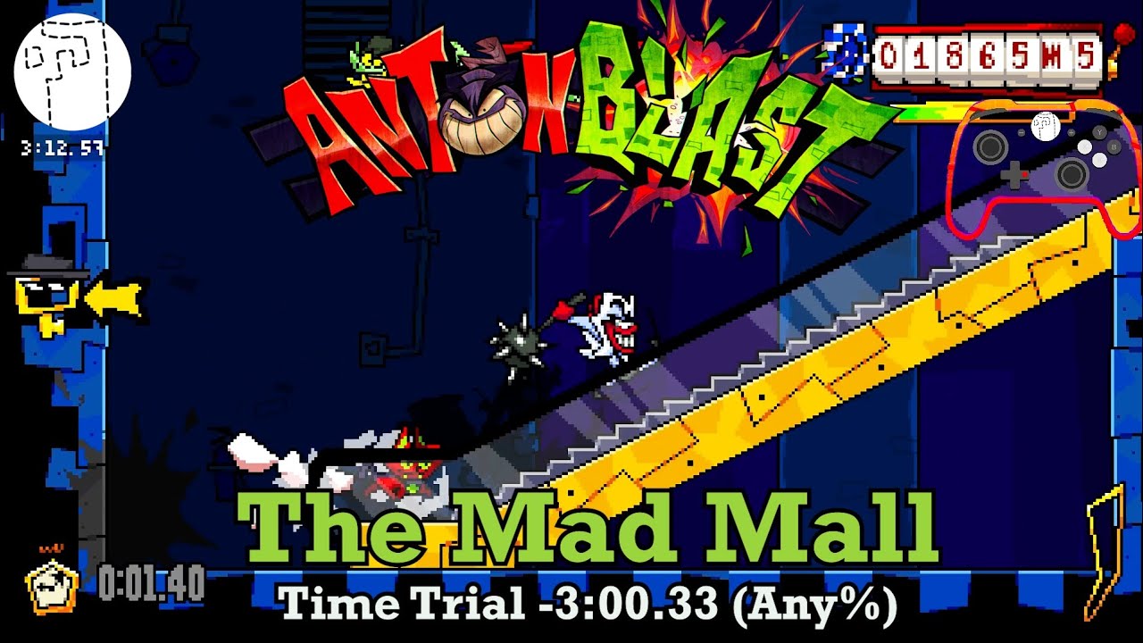 Time Trial -3:00.33 (Any%) | The Mad Mall | ANTONBLAST