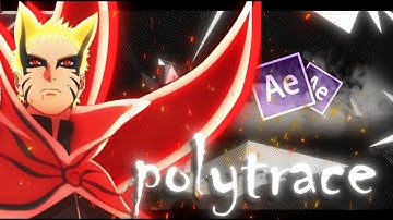 POLYTRACE Transitions like @r1xevfx  // After Effects AMV Tutorial + (Free Project File in Desc.)