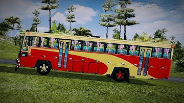 Kerala KSRTC Bus Mod In Bus Simulator Indonesia - Bussid Bus Mod - Bussid Car Mod - Bussid