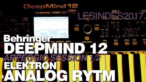 BEHRINGER DEEPMIND 12 // ELEKTRON ANALOG RYTM // ARPEGGIO SESSION // 1