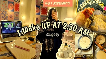 *Wakeup 2:30 AM ✨| NEET 2026 Study Vlog 📚|| Tahajjud routine 🤍|| Study Hard 🤯| S Naz Vlog